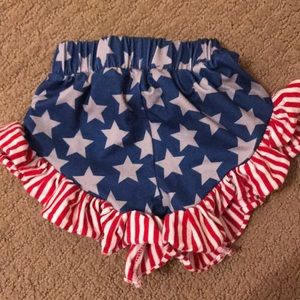 Star Spangled Shorts 3-6m Baby Girl